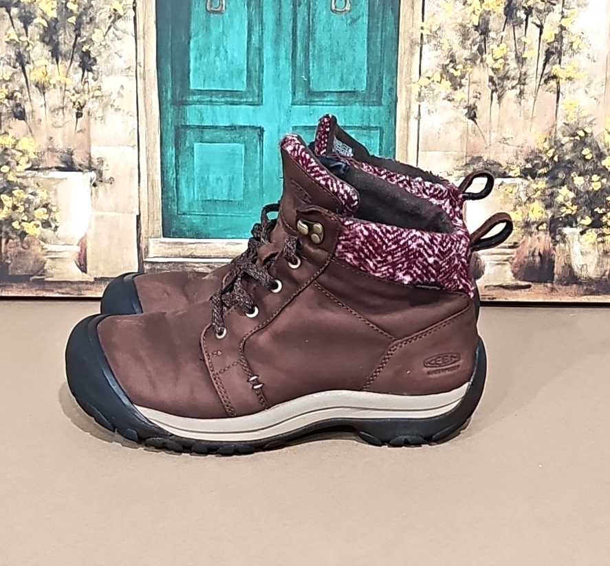 Stivali Keen Kaci II donna 10 marroni impermeabili invernali foderati caldi