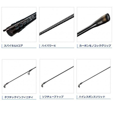 Shimano 20 Soare Xtune S73UL-S Light Salt Spinning rod 2 Shimano 20 Soare Xtune S73UL-S Light Salt Spinning rod 2