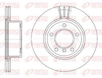 Remsa 2X Bremsscheibe Vorne Ø292 Mm BelüFtet FüR BMW 1Er E81 118D 116I E87 118I