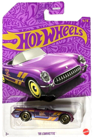 Hot Wheels '55 Corvette C1 2024 Pearl & Chrome 4/6 1:64 Modellauto Chevrolet Ovp