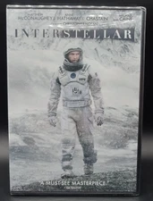 Interstellar (DVD, 2014) Matthew McConaughey Brand New