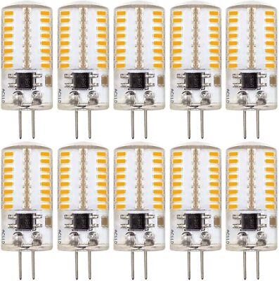 110V- 130V G4 LED Bulb 120V Dimmable 3W(20W 30W Halogen Equivalent) Warm White 3
