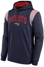 NWT Nike New England Patriots Therma-FIT Navy Pullover Hoodie Men  s Small