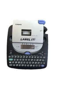Casio Label It! EZ Label Maker, Works Includes 2 Label Cartridges **SEE DESCRIP