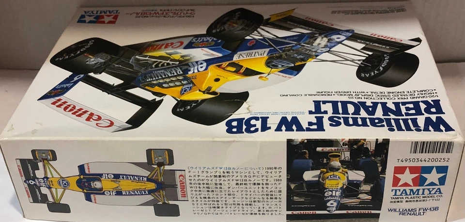 TAMIYA 20025 KIT 1/20 WILLIAMS FW 13B RENAULT F1 - Immagine 3 di 4