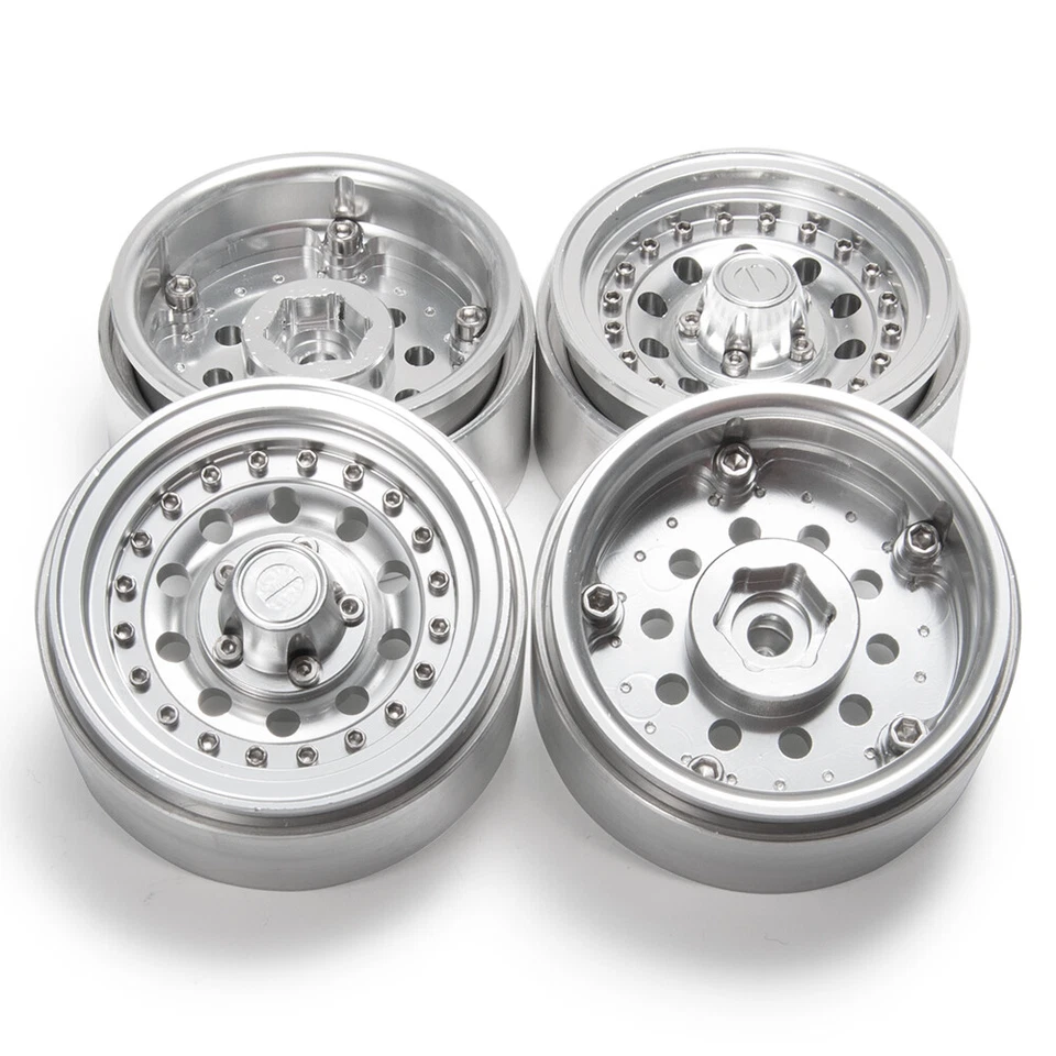 2/4x 1.9'' Beadlock Wheels Felgen für 1/10 RC Axial Wraith SCX10 90047 TRX-4 D90 - Bild 3 von 4