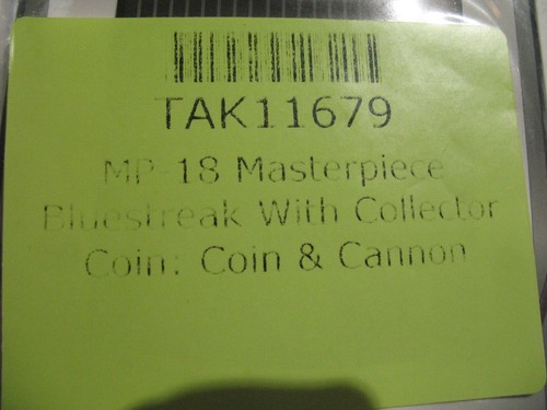MONEDA DE COLECCIONISTA TRANSFORMERS OBRA MAESTRA MP-18 Bluestreak + SOLO CAÑÓN Hasbro - Imagen 2 de 6