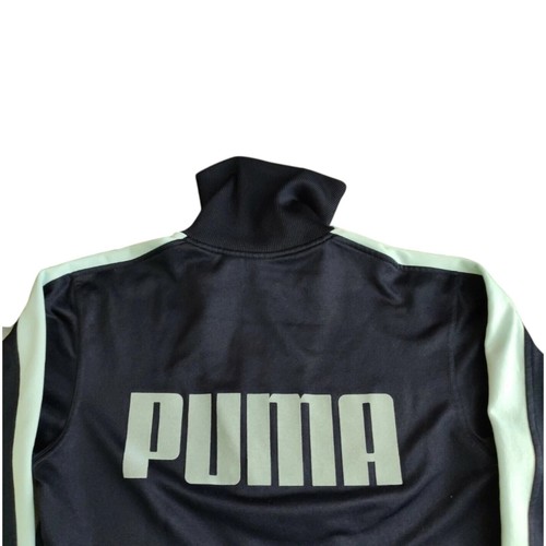 Puma Tracktop Chaqueta Deportiva Hombre Vintage 90S Logo Grande Zip 1/4 Talla S - Imagen 4 de 10