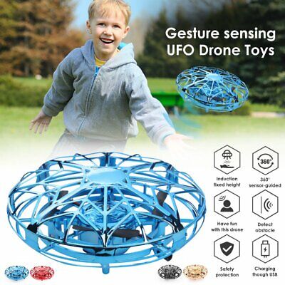 360° Mini Drone Smart UFO Aircraft for Kids Flying Toys RC Gesture-sensing Gift!