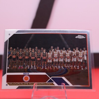 2023 Topps Chrome McDonald's All-American Basketball 97 Boys Team Photo