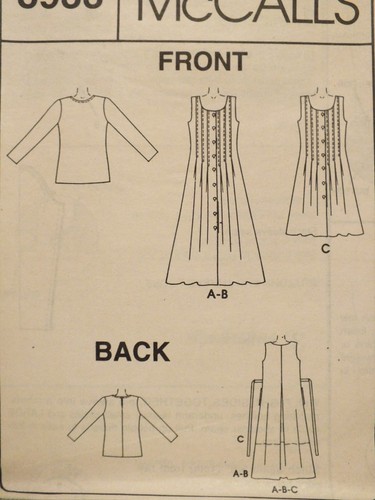 OOP McCALLS 8933 Misses Jumpers & Knit Top PATTERN 4-6-8-10-12-14-16-18-20 UC - Picture 2 of 3