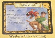 Harry Potter Juego de Cartas Coleccionables Slytherin Match #26/80 Raro CCG Taza de Quidditch