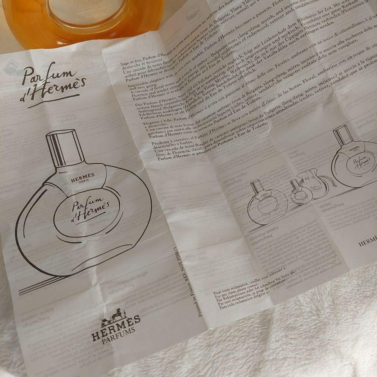 Parfum d' Hermes Spray Eau de Toilette 3.3 oz 100 ml Vintage