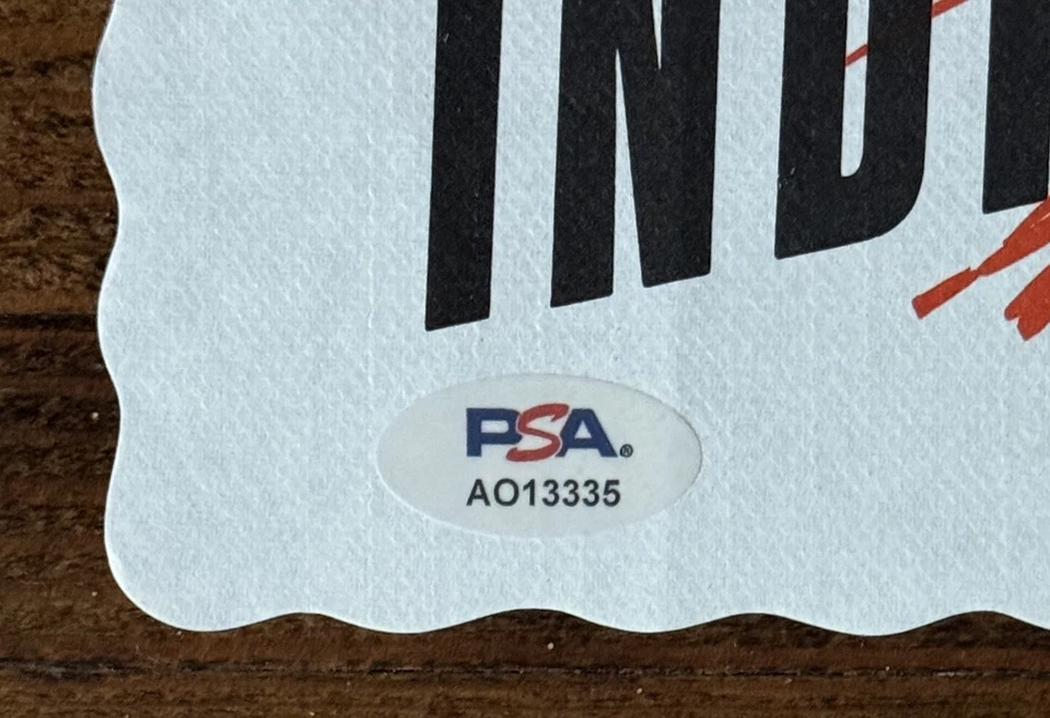 1969 Indy Indianapolis 500 Folded Car Poster SIGNED Mario Andretti PSA DNA COA - Image 4 of 4