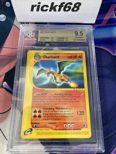BGS 9.5 Gem Mint  Expedition Charizard 40/165 Rare *READ DESC* NON-HOLO