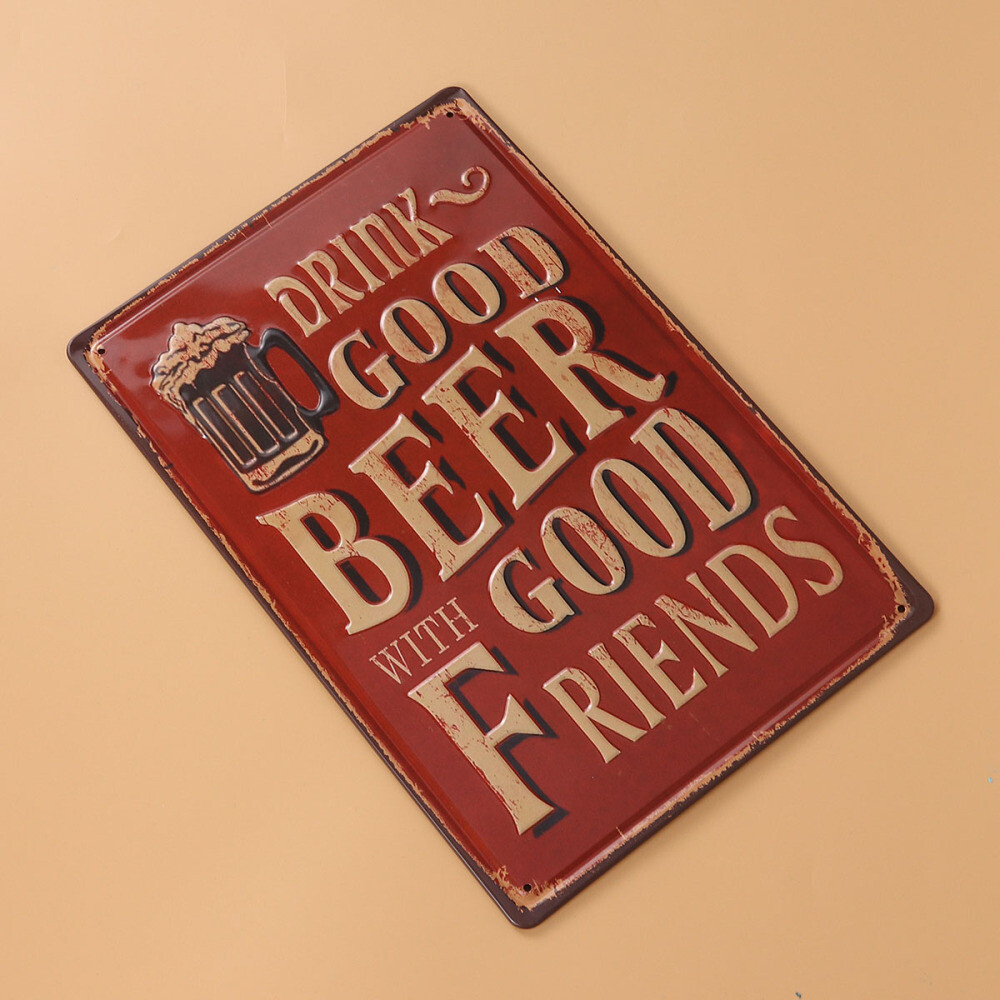 Antique Tin Signs Retro Tin Signs Retro Signs Wall Decor Antique Metal