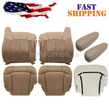 For 1999-2002 Chevy Silverado Front Replacement Seat Cover Foam Cushion Tan For 1999-2002 Chevy Silverado Front Replacement Seat Cover Foam Cushion Tan