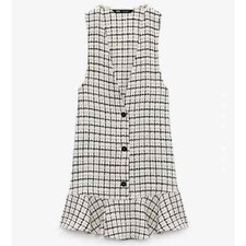 Zara Mini Plaid Dress(Size Large)