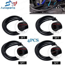 5/32 1/4 5/16 3/8" Silicone Vacuum Tubing Hose Line Kit 5FT 130PSI Max Pressure