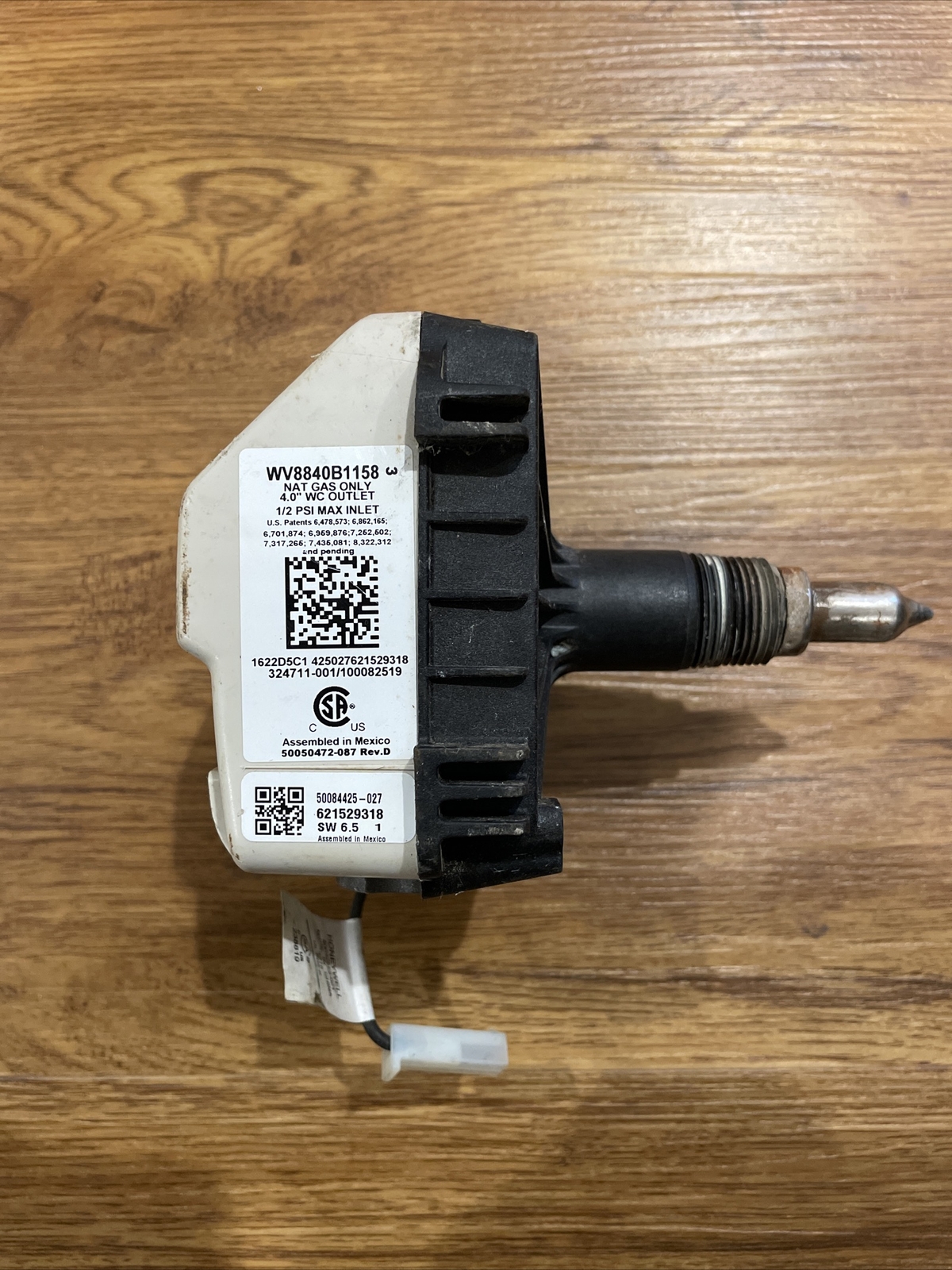 Honeywell Water Heater Gas Valve WV8840B1158 | eBay