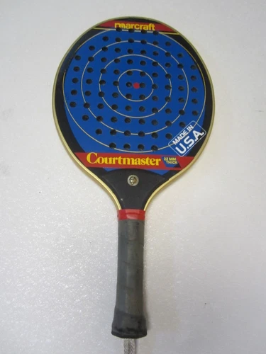MARCRAFT COURTMASTER Pickleball Paddle 4" GRIP USED MADE IN USA 22mm Thick