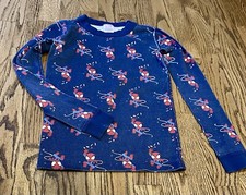 Hanna Andersson Marvel Spiderman Organic Cotton Long Sleeve Pajama Top 140 Sz 10