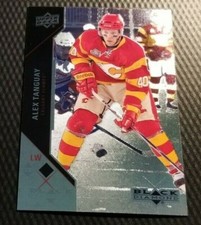 2011-12 UDC Black Diamond Hockey ALEX TANGUAY Calgary Flames Silver Gold Foil 19