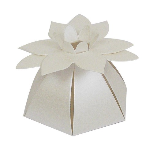 Cajas de favores para boda/fiesta con flores perladas - elige el color - elige la cantidad - Imagen 4 de 7