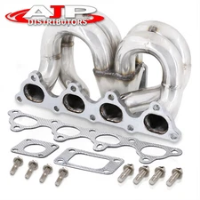 T3/T4 Flange Equal Length Exhaust Turbo Manifold For Honda Civic Integra B16 B18