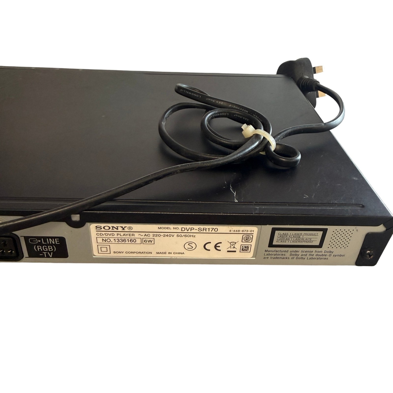 Sony DVP-SR170 DVD Player Compact with Remote Tested Working Black image 7