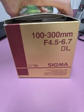 Sigma 100-300mm f 4.5-6.7 dl camera lens for Canon AF