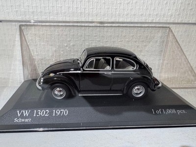 MINICHAMPS VW 1302 1970 Black 1/43 Scale Limited Edition 1008pcs Minicar