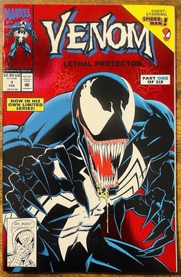 VENOM: LETHAL PROTECTOR 1 HIGH GRADE NM/NM+ 1ST SOLO OF VENOM EDDIE BROCK 1993