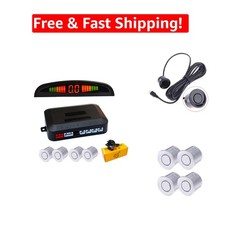 Efficient Reverse Parking Sensors with Buzzer Alarm 0.3-2.5m Detection Range