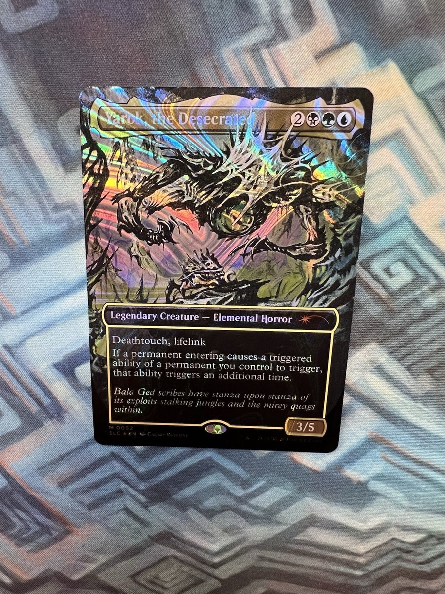 MTG Halo Foil Yarok, the Desecrated NM Unplayed Secret Lair