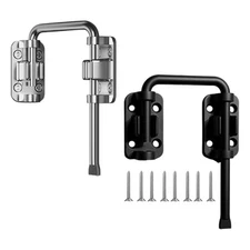 Sliding Bolt Gate Latch Door Latch Lock Non Perforated Sturdy Right Angle Door