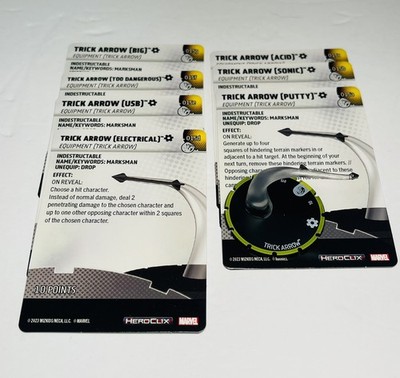 Heroclix Trick Arrow 015 A,B,C,D,E,F,G - Marvel - Disney Next Phase Set