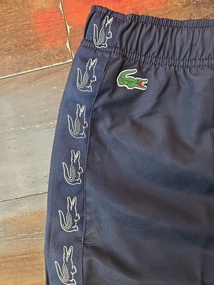 80s old LACOSTE フランス製 バギーショーツ 極太 city 希少 Lacoste Sport GH3582 Shorts Size 3/S Navy Blue New | eBay