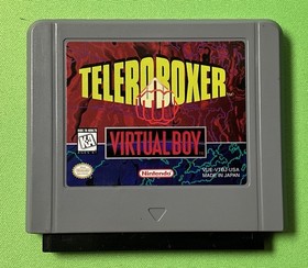 Nintendo Virtual Boy Teleroboxer Boxing NTSC-U/C w/ Manual Tested Working!