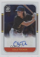 2021 Panini Donruss Optic Retro 1987 Signatures Cole Tucker #RS87-CT Auto 00em