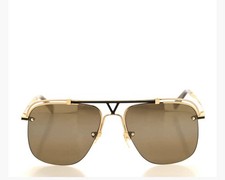 New Authentic Louis Vuitton Boarding Gold W Sunglasses Z2335W