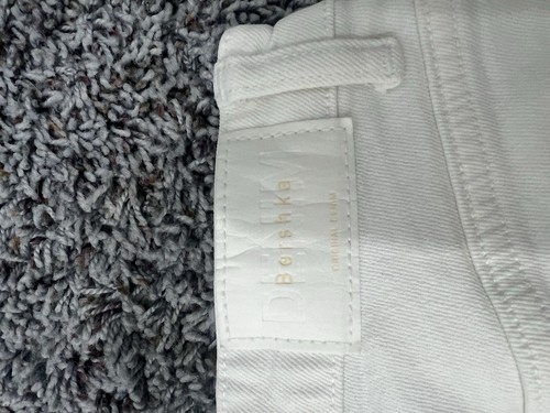 Bershka White Flare Denim Jeans EUSize 34 Us 0 - Picture 4 of 6