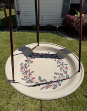 Salmon Falls Hanging Bird Bath/bird feeder New