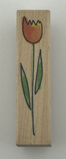 Hero Arts Tulip Wood Mount Rubber Stamp