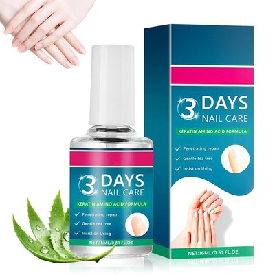 3 Days Nail Care,Keratin Nail Treatment Nail Care Oil with Keratin Amino Acid