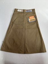 Levis Youthwear Very Rare Size 8 NEW Old Stock Vintage 70s Skirt Brown