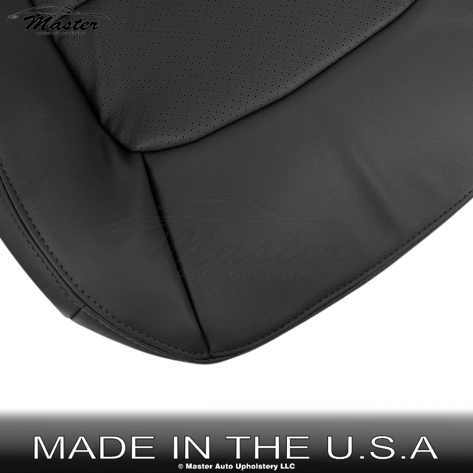 1991-2000 se adapta a Lexus SC400 cuero genuino perfecto Fundas de asiento del lado del conductor negras Foto 4 de 4