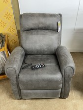Saturn Gray Zero Gravity Massage Recliner