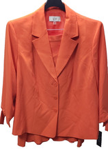 Le Suit Womens 2-Piece Jacket Skirt Suit, Valencia, 24W