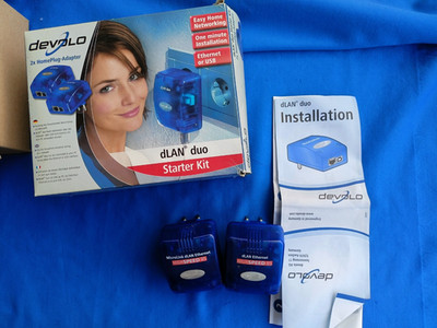 devolo MicroLink dLan Ethernet High Speed 85 MT 2050 und 2071 in Starter Kit BOX